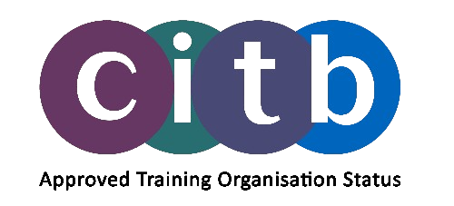 CITB Approved Training Organisation logo with coloured circular lettering.